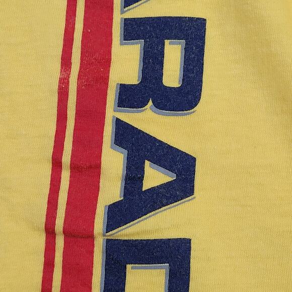 Vintage 90s Paradise-Island Shirt Large 21x27 Yellow - Picture 8 of 12